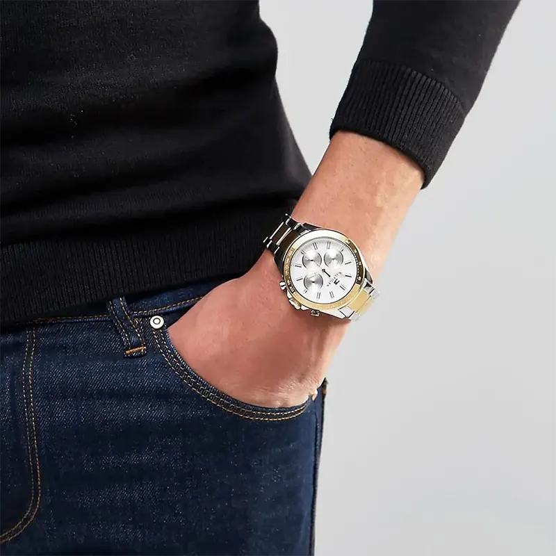 Tommy Hilfiger Hudson Chronograph Two-tone Men's Watch- 1791226